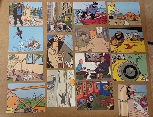 Tintin lot cartes postales - lot,