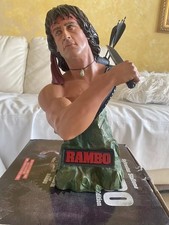 SIDESHOW/HOLLYWOOD COLLECTIBLE RAMBO FIRST BLOOD 1:3 LEGENDARY SCALE BUST.NO DVD