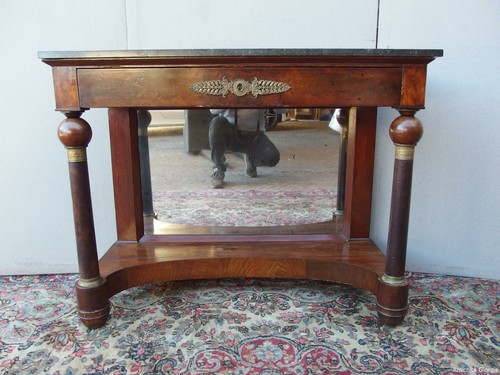 Console stile impero con - console,