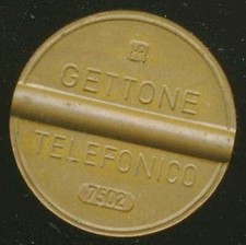 Gettone telefonico 7502 - telefonico, 7502"