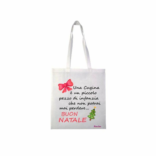 Borsa poliestere 36x40 - 36x40, scritta