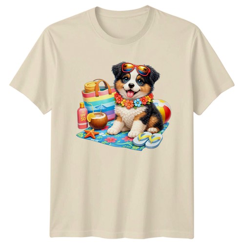 Maglietta summer vibes pastore - maglietta,