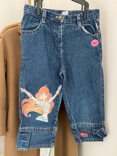 Pantolone jeans winx club - pantolone,