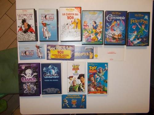 Vhs walt disney lotto - disney,