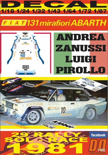 Decal fiat 131 abarth - fiat,