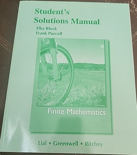 Student solutions manual for - student,