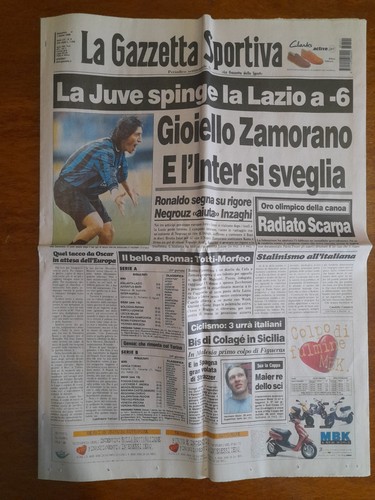 Gazzetta dello sport marzo - dello, 1