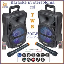 Coppia casse amplificate