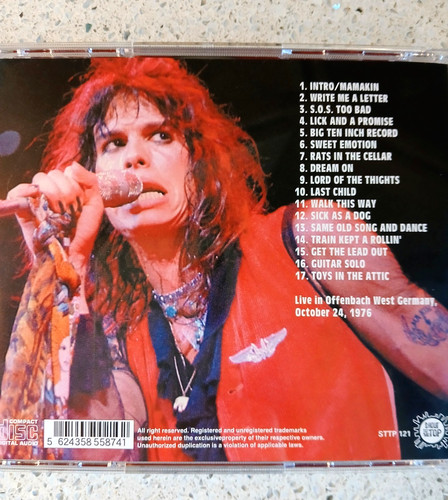 Aerosmith raro nuovo 1976 - nuovo,