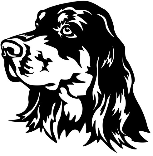 Adesivo gordon setter - adesivo,
