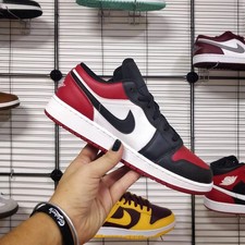 Air Jordan 1 Low Bred Toe GS, numero EU 40-US 7Y, Cod.553560-612, IN OFFERTA