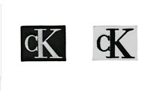 Toppa patch CALVIN KLEIN stampata ricamata termoadesivo riparazione giacca felpa