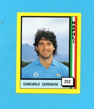 VALLARDI-IL GRANDE CALCIO 90-Figurina n.252-CORRADINI-NAPOLI-NEW VELINA