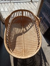 Culla letto neonato legno vimini ferro battuto