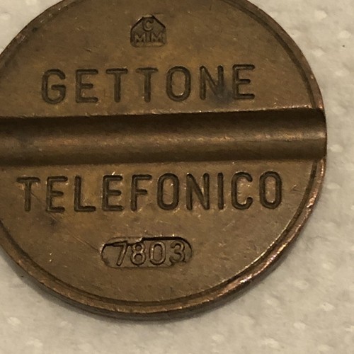 Gettone telefonico 7803 raro - telefonico,