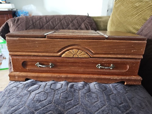 Londra pelle portagioie legno - pelle,