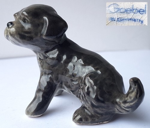 Figura porcellana cane - figura,