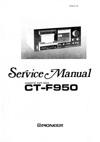 Manuale servizio per - manuale, di