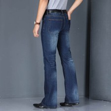 Pantaloni Flared In Jeans Da