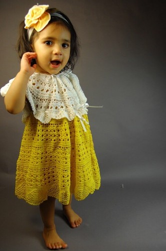 Vestito bambina fatto - , mano