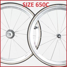 SET RUOTE CAMPAGNOLO VENTO 16 CVW 8s VELOCITÀ COPERTONCINO RUOTE VINTAGE 650c TRIATHLON