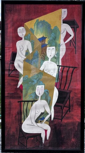 Dipinto tian yong pittore - tian,