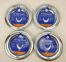 Lotto di 4 gocciolatori GE 8" #PM32X106 cromati adatti alla maggior parte dei modelli GE e Hotpoint