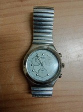 Orologio Cronografo Swatch Irony - tasto in alto non funzionante - stretch cult