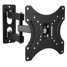Staffa Supporto TV a Muro Universale Girevole 180 GRADI  14"-42" Fino a 35kg