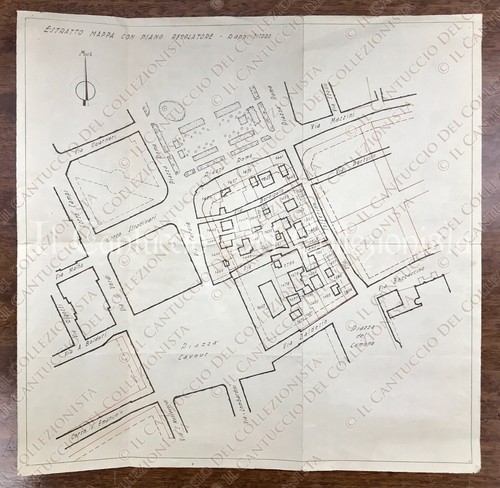 Cremona estratto mappa con - estratto,