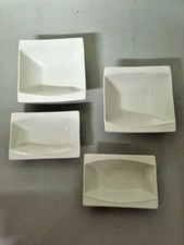 4 Ciotole bianche da portata ciotola frutta aperitivo gelato decorativa piatti