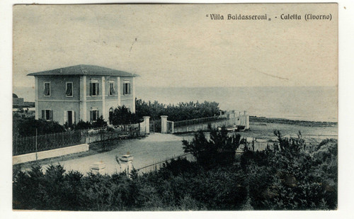 Cartolina villa baldasseroni - cartolina,