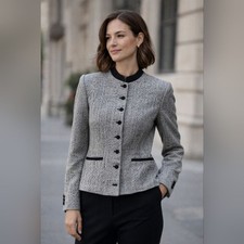 Giacca donna collo alto pied