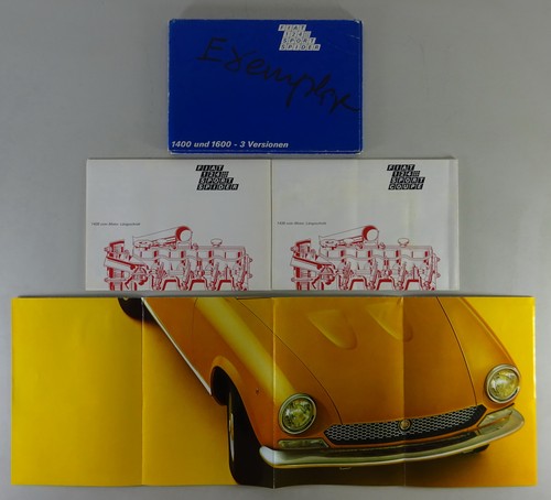 Cartella depliant fiat - depliant, 124