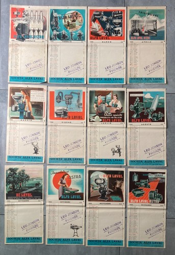 Calendario pubblicitario 1942 - calendario,