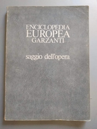 Enciclopedia europea garzanti - europea,