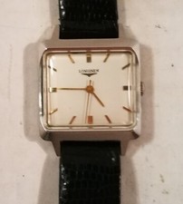 VINTAGE OROLOGIO ACCIAIO “LONGINES” ORIGINALE MODELLO “CIOCCOLATONE”