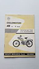 Ducati 48 Brisk1-Piuma-Piuma Sport 1964-65 manuale uso manutenzione originale