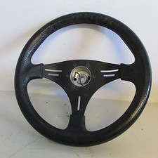 Volante sterzo sportivo Luisi con cablaggio usato (5662 15-3-D-5)