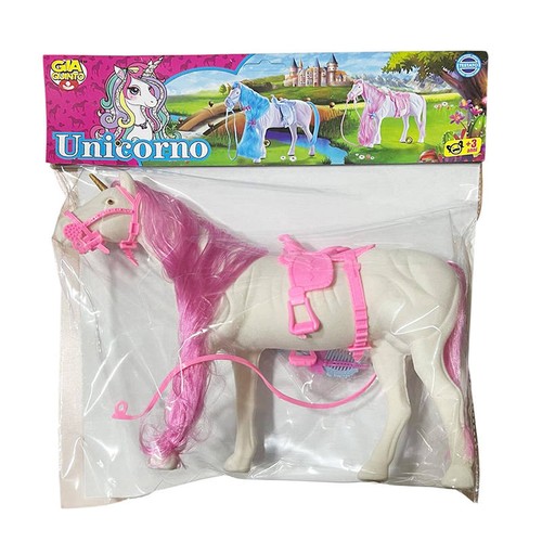 Unicorno rosa busta - unicorno,