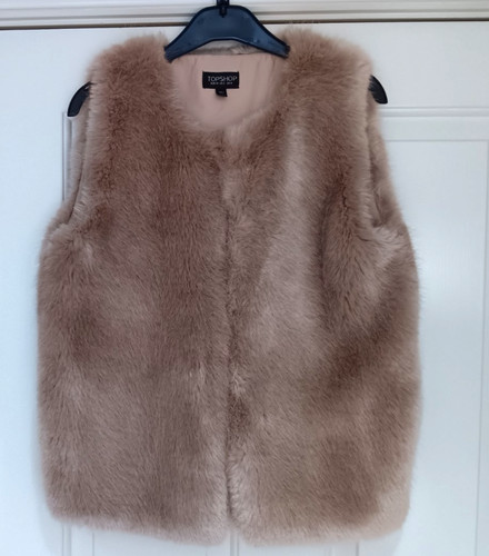 Topshop gilet in pelliccia - -,