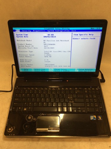Pavilion dv6 1355dx - hp, dv6-1355dx