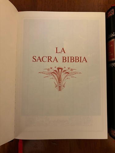 Sacra bibbia volumi - bibbia,
