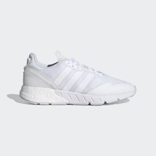 Originali Adidas Originals ZX 1K Boost® (uomo taglia UK 9 EUR 43,5) triple bianche