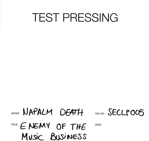 Napalm death test - napalm, pressing