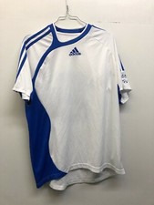 Noi Gi ADIDAS Climalite Camicia Bianco/Blu Dimensioni L