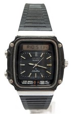 Orologio Seiko silver wave H357-5120 chronograph ana digit watch vintage 80’s