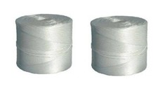 N 2 ROTOLI SPAGO AGRICOLO POLIPROPILENE 100% TIT 300 BIANCO STABILIZZATO ANTI UV