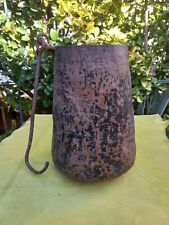 Antico paiolo In rame e ferro