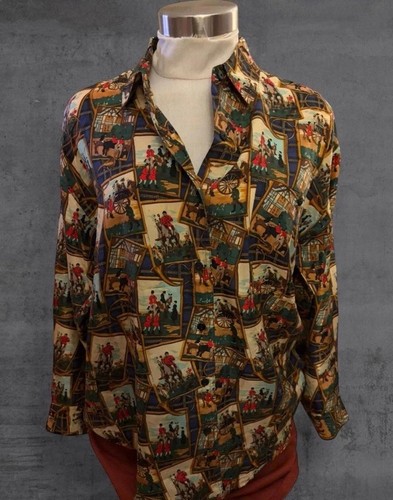 Camicetta donna vintage seta
